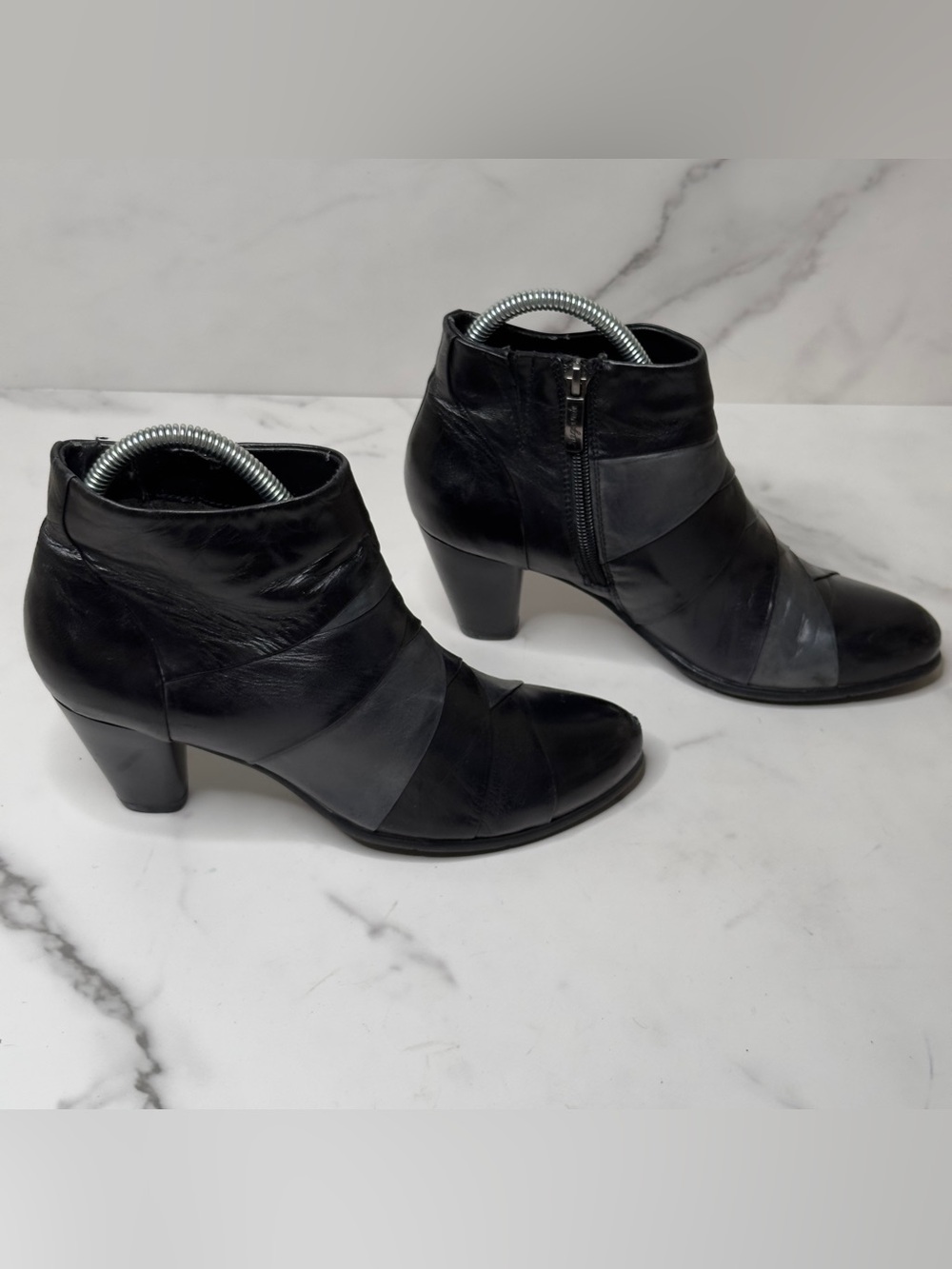 Regarde Le Ciel Patchwork Leather Boots Size 38